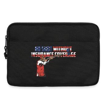 Tir au pigeon d’argile - Sacoche pour ordinateur portable 13 pouces - noir - Devant