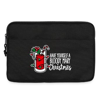 Weihnachten, Have yourself a bloody mary Christmas - Laptoptasche 13" - Schwarz - Vorne