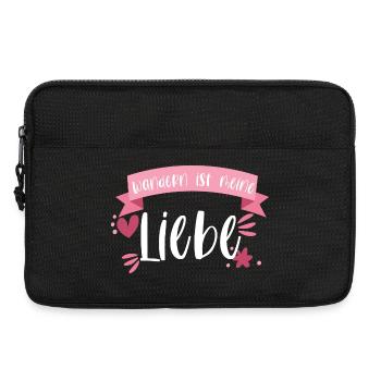 Wandern Berge Alpen Natur Liebe Geschenk - Laptoptasche 13" - Schwarz - Vorne