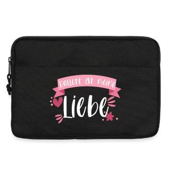 Ballett Ballerina Balletttänzerin Geschenk - Laptoptasche 13" - Schwarz - Vorne