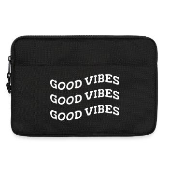good vibes - Sacoche pour ordinateur portable 13 pouces - noir - Devant