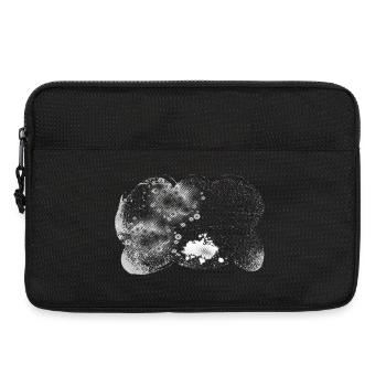 Supernova Orbit Background transparent stormy - Laptop bag 13" - black - Front