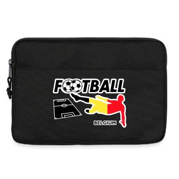 Football Fever Belgium - Laptop bag 13" - black - Front