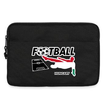 Football fever Hungary - Laptop bag 13" - black - Front