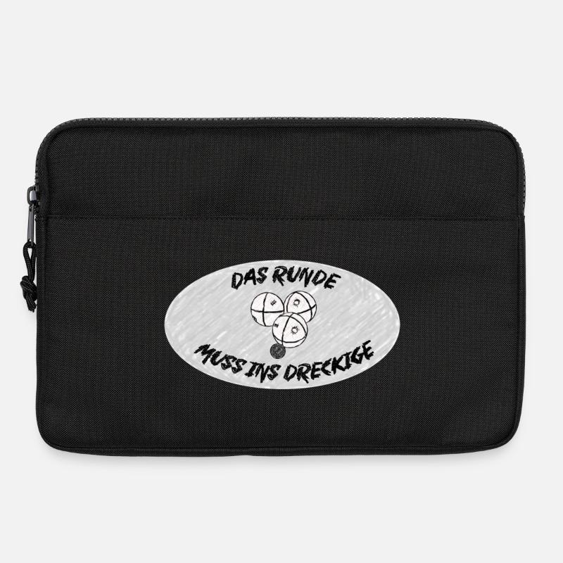 Petanque Logo - Laptoptasche 13" - Schwarz