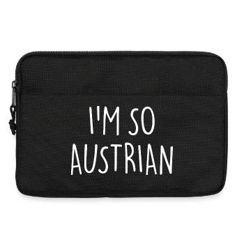 I'M SO AUSTRIAN Austria - Laptop bag 13" - black - Front