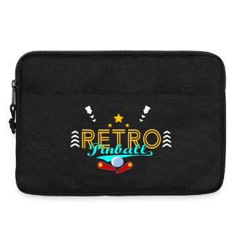 Retro-Flipper - Laptoptasche 13" - Schwarz - Vorne