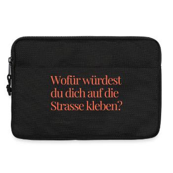 Check-in Frage Nr. 1 - Laptoptasche 13" - Schwarz - Vorne