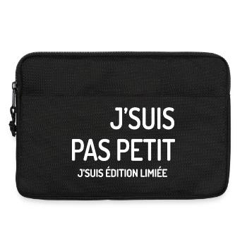 Édition Limitée J'suis Pas Petit - Sacoche pour ordinateur portable 13 pouces - noir - Devant
