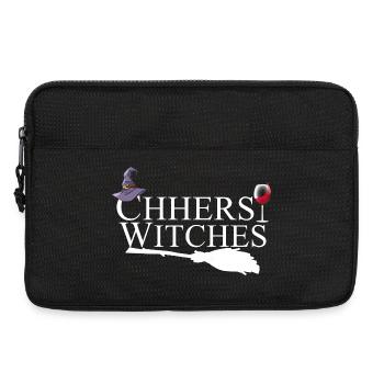 Cheers Witches Wine Halloween  - Laptop bag 13" - black - Front