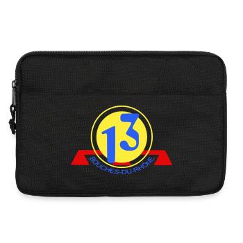 Logo 13 Bouches-du-Rhône - Sacoche pour ordinateur portable 13 pouces - noir - Devant