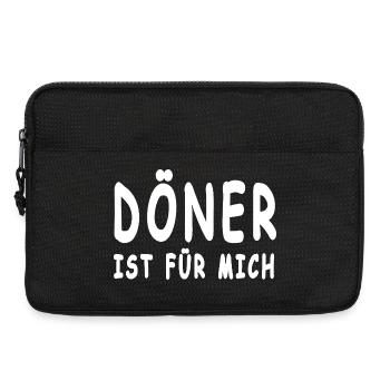 Döner - Laptoptasche 13" - Schwarz - Vorne