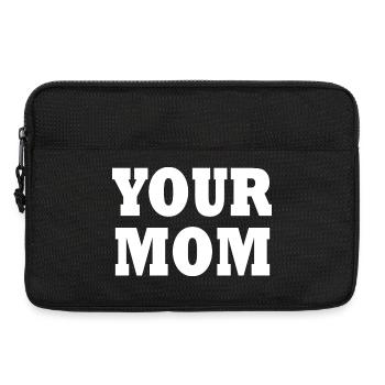 votre maman - Sacoche pour ordinateur portable 13 pouces - noir - Devant