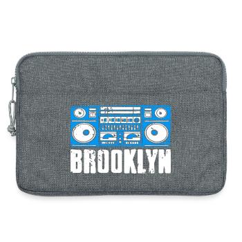 Brooklyn Sound Vibes City Beat Expression - Laptoptasche 13" - Grau meliert - Vorne
