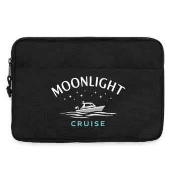 Night boating with - Laptop bag 13" - black - Front