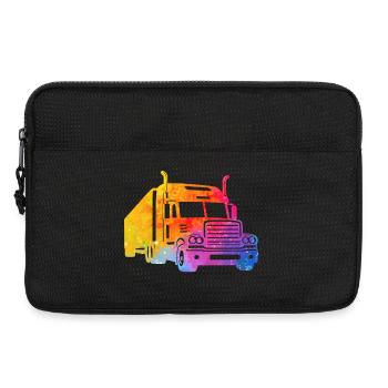 Camion coloré - Sacoche pour ordinateur portable 13 pouces - noir - Devant