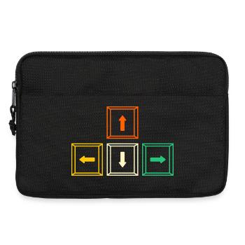 Jeu vidéo Gamer Gaming - Sacoche pour ordinateur portable 13 pouces - noir - Devant