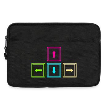 Jeu vidéo Gamer Gaming - Sacoche pour ordinateur portable 13 pouces - noir - Devant