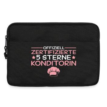 Offiziell zertifizierte 5 Sterne Konditorin - Laptoptasche 13" - Schwarz - Vorne