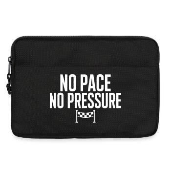Pas de rythme, pas de pression - Sacoche pour ordinateur portable 13 pouces - noir - Devant
