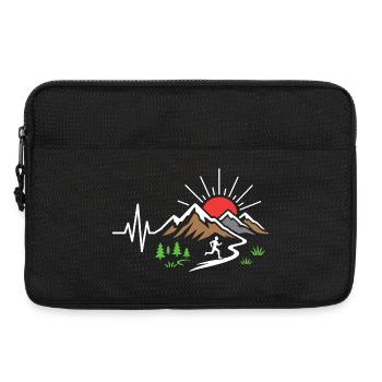 Course sur sentier - Sacoche pour ordinateur portable 13 pouces - noir - Devant
