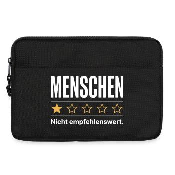 Menschen 1 stern bewertung i schlech nicht  - Laptoptasche 13" - Schwarz - Vorne