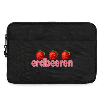 ERDBEEREN - Laptoptasche 13" - Schwarz - Vorne