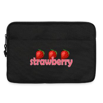 Fraise - Sacoche pour ordinateur portable 13 pouces - noir - Devant