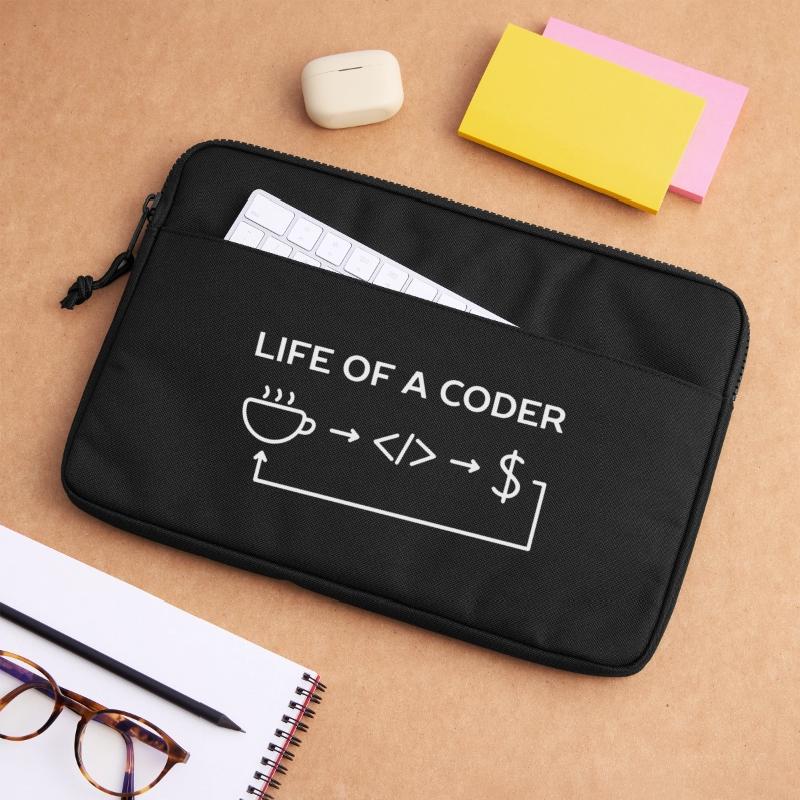Programmierer-Leben eines Codier-Hemdes Laptoptasche 13"