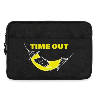 TIME OUT - Laptop bag 13" - black - Front