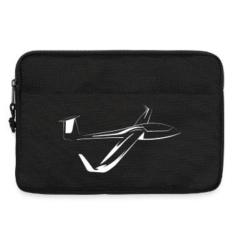 Planeur Symbol Sailing Fly Icon Avion - Sacoche pour ordinateur portable 13 pouces - noir - Devant
