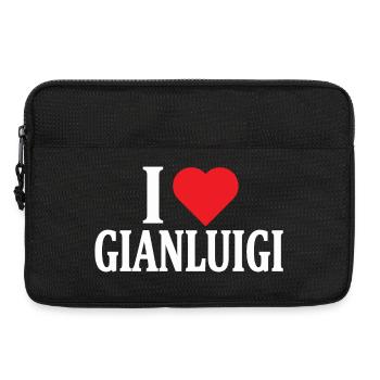T-Shirt Ich liebe Gianluigi T-Shirt Geschenkidee - Laptoptasche 13" - Schwarz - Vorne