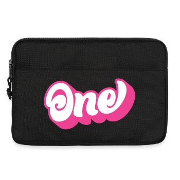 One 1st Birthday For Girls 1 Year Old - Laptop bag 13" - black - Front
