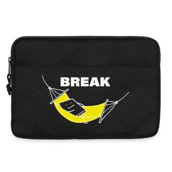 BREAK - Laptop bag 13" - black - Front