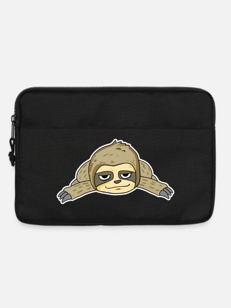 Faultier - Laptoptasche 13" - Schwarz