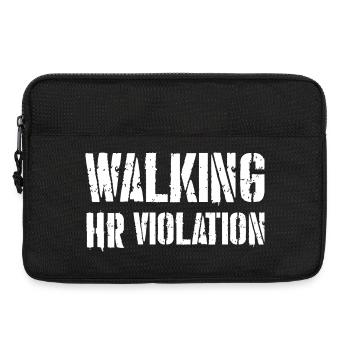 Walking HR Verstoß - Laptoptasche 13" - Schwarz - Vorne