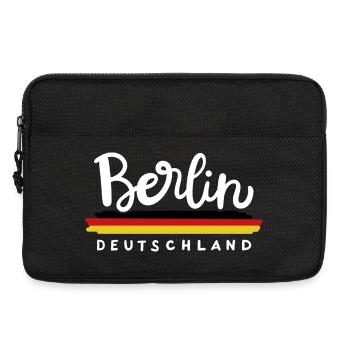 Berlin Deutschland Deutsche Flagge - Laptoptasche 13" - Schwarz - Vorne