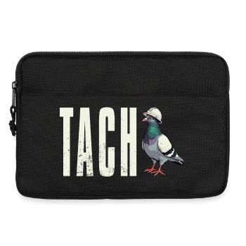 T-Shirt Ruhrpott Tach Dialekt Taube Ruhrgebiet - Laptoptasche 13" - Schwarz - Vorne