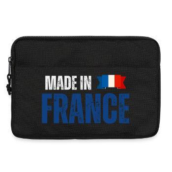 Made in France, French pride - Laptop bag 13" - black - Front