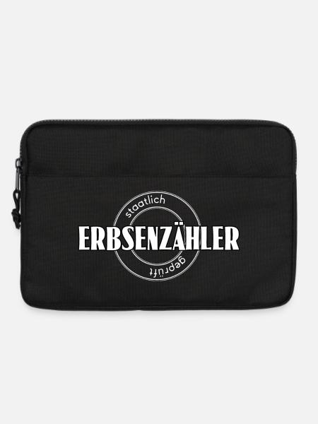 Erbsenzähler - Laptoptasche 13" - Schwarz