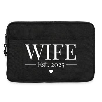 Wife Established 2025 - Laptop bag 13" - black - Front