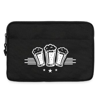 Beer Glass Party Symbol Beer - Laptop bag 13" - black - Front