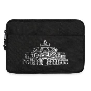Semperoper Dresde Architecture Art - Sacoche pour ordinateur portable 13 pouces - noir - Devant