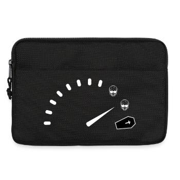 Mitternachts-Chrono-Bestattungsinstitut - Laptoptasche 13" - Schwarz - Vorne