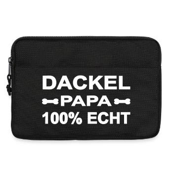 Dackel - Laptoptasche 13" - Schwarz - Vorne