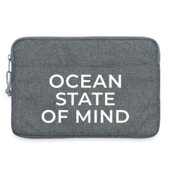 Ocean state - Laptop bag 13" - heather grey - Front
