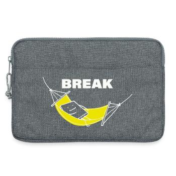 Break - Laptop bag 13" - heather grey - Front