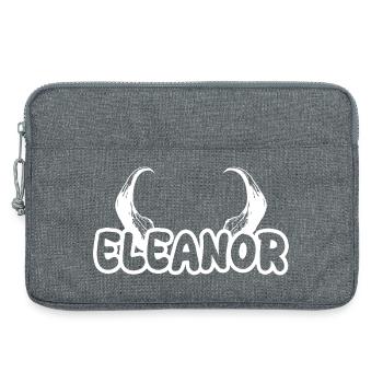 Eleanor dans le rôle d’Eleanor - Sacoche pour ordinateur portable 13 pouces - gris chiné - Devant