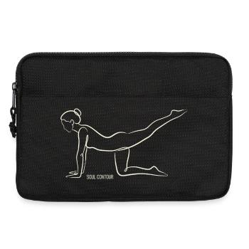 SOUL CONTOUR - Vyaghrasana - Laptop bag 13" - black - Front
