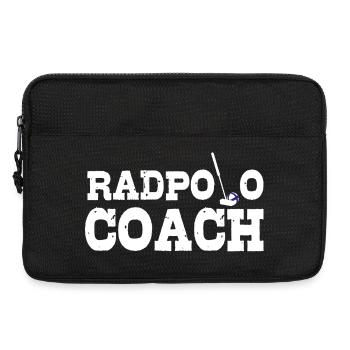 Bike Polo Coach - Laptop bag 13" - black - Front